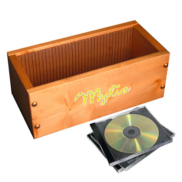 Buzzing Bee Wall Name Decal on Wooden Storage Chest