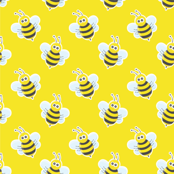 Custom Buzzing Bee Wallpaper & Surface Covering (Water Activated 24"x 24" Sample)