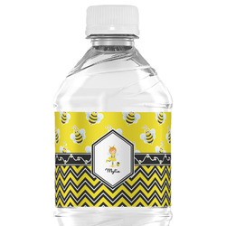 Buzzing Bee Water Bottle Labels - Custom Sized (Personalized)