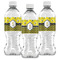 Buzzing Bee Water Bottle Labels - Front View