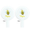 Buzzing Bee White Plastic 7" Stir Stick - Double Sided - Round - Front & Back