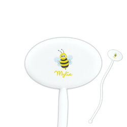 Buzzing Bee Oval Plastic Stir Sticks (Personalized)