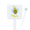 Buzzing Bee Square Plastic Stir Sticks (Personalized)