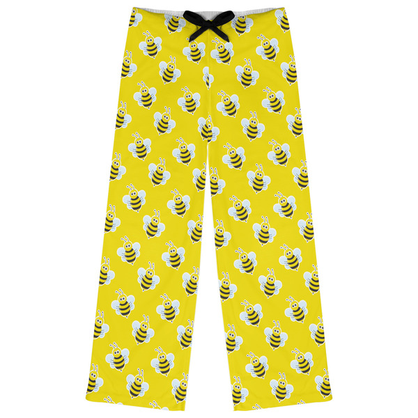 Custom Buzzing Bee Womens Pajama Pants - S