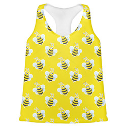Buzzing Bee Womens Racerback Tank Top (Personalized)