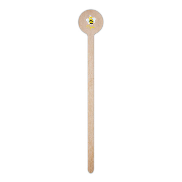 Buzzing Bee Wooden 6" Stir Stick - Round - Single Stick