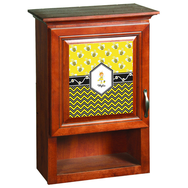 Buzzing Bee Wooden Cabinet Decal (Medium)