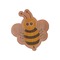 Buzzing Bee Wooden Sticker Medium Color - Main