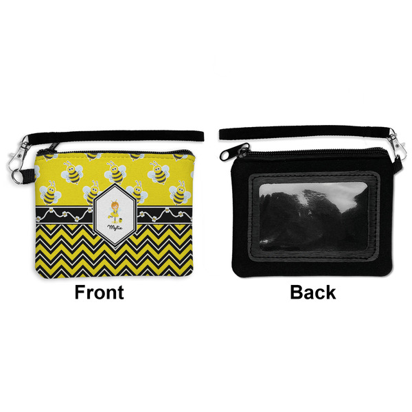 Buzzing Bee Wristlet ID Cases - Front & Back