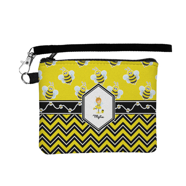 Custom Buzzing Bee Wristlet ID Case w/ Name or Text