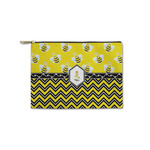 Buzzing Bee Zipper Pouch - Small - 8.5"x6" (Personalized)
