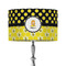 Honeycomb, Bees & Polka Dots 12" Drum Lamp Shade - Fabric (Personalized)