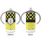 Honeycomb, Bees & Polka Dots 12 oz Stainless Steel Sippy Cups - APPROVAL