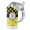 Honeycomb, Bees & Polka Dots 12 oz Stainless Steel Sippy Cups - Top Off