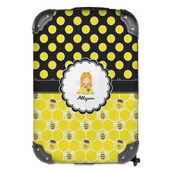 Honeycomb, Bees & Polka Dots Kids Hard Shell Backpack (Personalized)