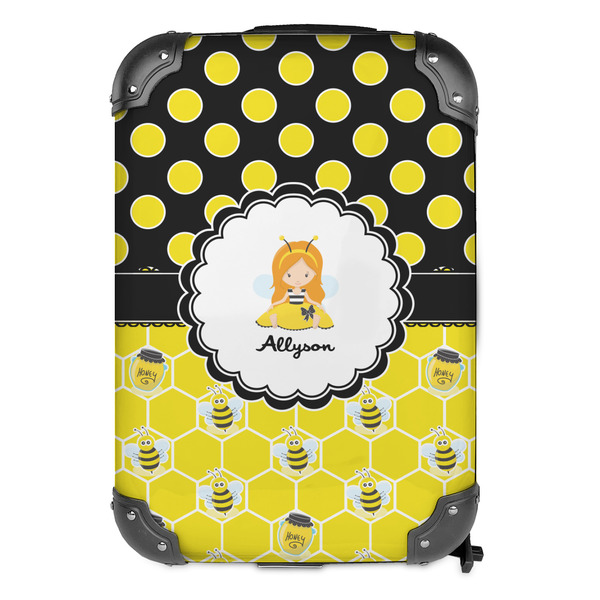 Honeycomb, Bees & Polka Dots 13" Hard Shell Backpacks - FRONT