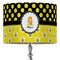 Honeycomb, Bees & Polka Dots 16" Drum Lamp Shade - Fabric (Personalized)