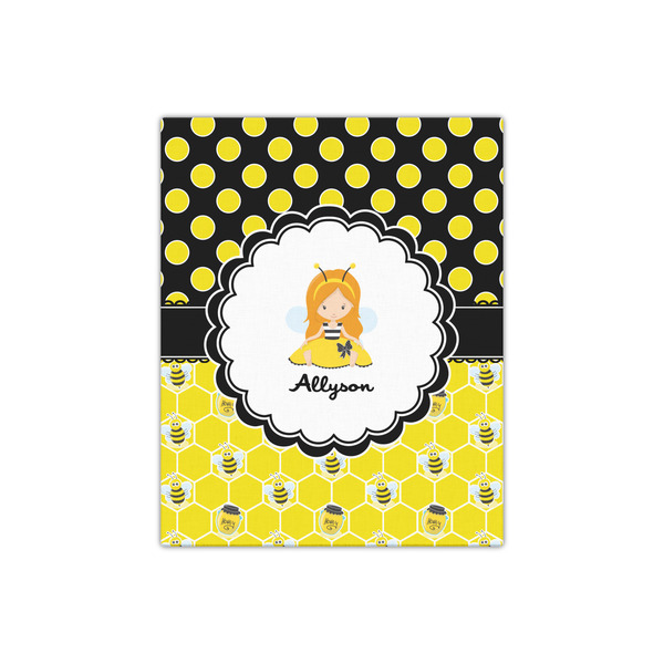 Honeycomb, Bees & Polka Dots 16x20 - Canvas Print - Front View