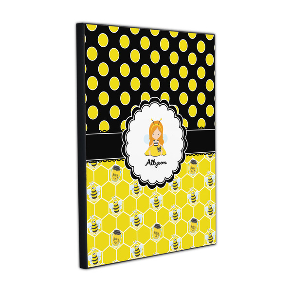 Custom Honeycomb, Bees & Polka Dots Wood Prints (Personalized)