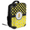 Honeycomb, Bees & Polka Dots 18" Hard Shell Backpacks - ANGLED VIEW