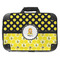 Honeycomb, Bees & Polka Dots Hard Shell Briefcase - 18" (Personalized)