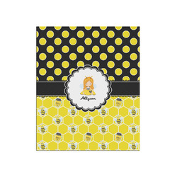 Honeycomb, Bees & Polka Dots Poster - Matte - 20x24 (Personalized)