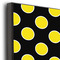 Honeycomb, Bees & Polka Dots 20x24 Wood Print - Closeup