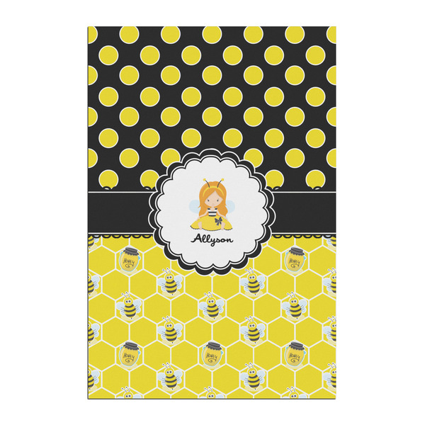 Custom Honeycomb, Bees & Polka Dots Posters - Matte - 20x30 (Personalized)