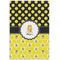 Honeycomb, Bees & Polka Dots Poster - Matte - 24x36 (Personalized)