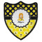 Honeycomb, Bees & Polka Dots 3 Point Shield