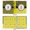Honeycomb, Bees & Polka Dots 3 Ring Binders - Full Wrap - 1" - APPROVAL