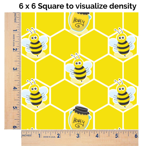 Honeycomb, Bees & Polka Dots 6x6 Swatch of Fabric