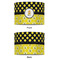 Honeycomb, Bees & Polka Dots 8" Drum Lampshade - APPROVAL (Fabric)