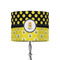 Honeycomb, Bees & Polka Dots 8" Drum Lamp Shade - Fabric (Personalized)