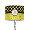 Honeycomb, Bees & Polka Dots 8" Drum Lamp Shade - Poly-film (Personalized)