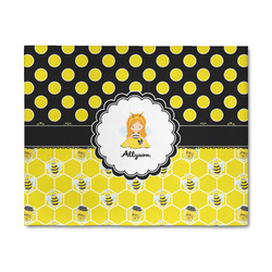 Honeycomb, Bees & Polka Dots 8' x 10' Patio Rug (Personalized)