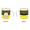 Honeycomb, Bees & Polka Dots Acrylic Kids Mug (Personalized) - APPROVAL
