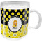 Honeycomb, Bees & Polka Dots Dinner Set - 4 Pc (Personalized)