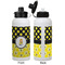 Honeycomb, Bees & Polka Dots Aluminum Water Bottle - White APPROVAL