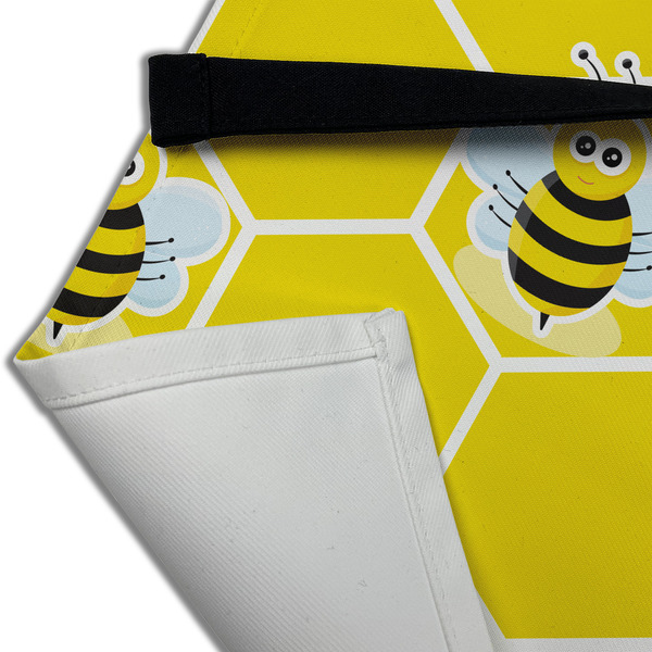 Honeycomb, Bees & Polka Dots Apron - (Detail)