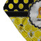 Honeycomb, Bees & Polka Dots Bandana Detail