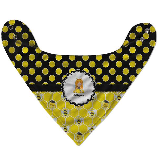 Honeycomb, Bees & Polka Dots Bandana Flat Approval
