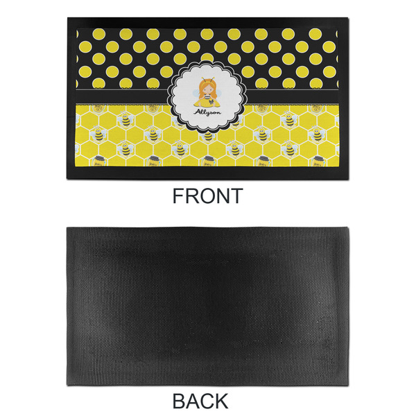 Honeycomb, Bees & Polka Dots Bar Mat - Small - APPROVAL