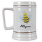 Honeycomb, Bees & Polka Dots Beer Stein - Front View