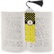 Honeycomb, Bees & Polka Dots Bookmark with tassel - In book