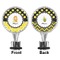 Honeycomb, Bees & Polka Dots Bottle Stopper - Front and Back