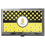 Honeycomb, Bees & Polka Dots Business Card Case