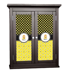 Honeycomb, Bees & Polka Dots Cabinet Decal - Custom Size (Personalized)
