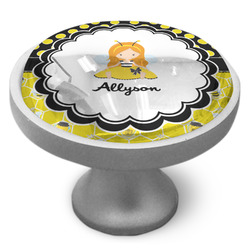 Honeycomb, Bees & Polka Dots Cabinet Knob (Personalized)