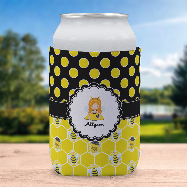 Honeycomb, Bees & Polka Dots Can Sleeve - LIFESTYLE (single)
